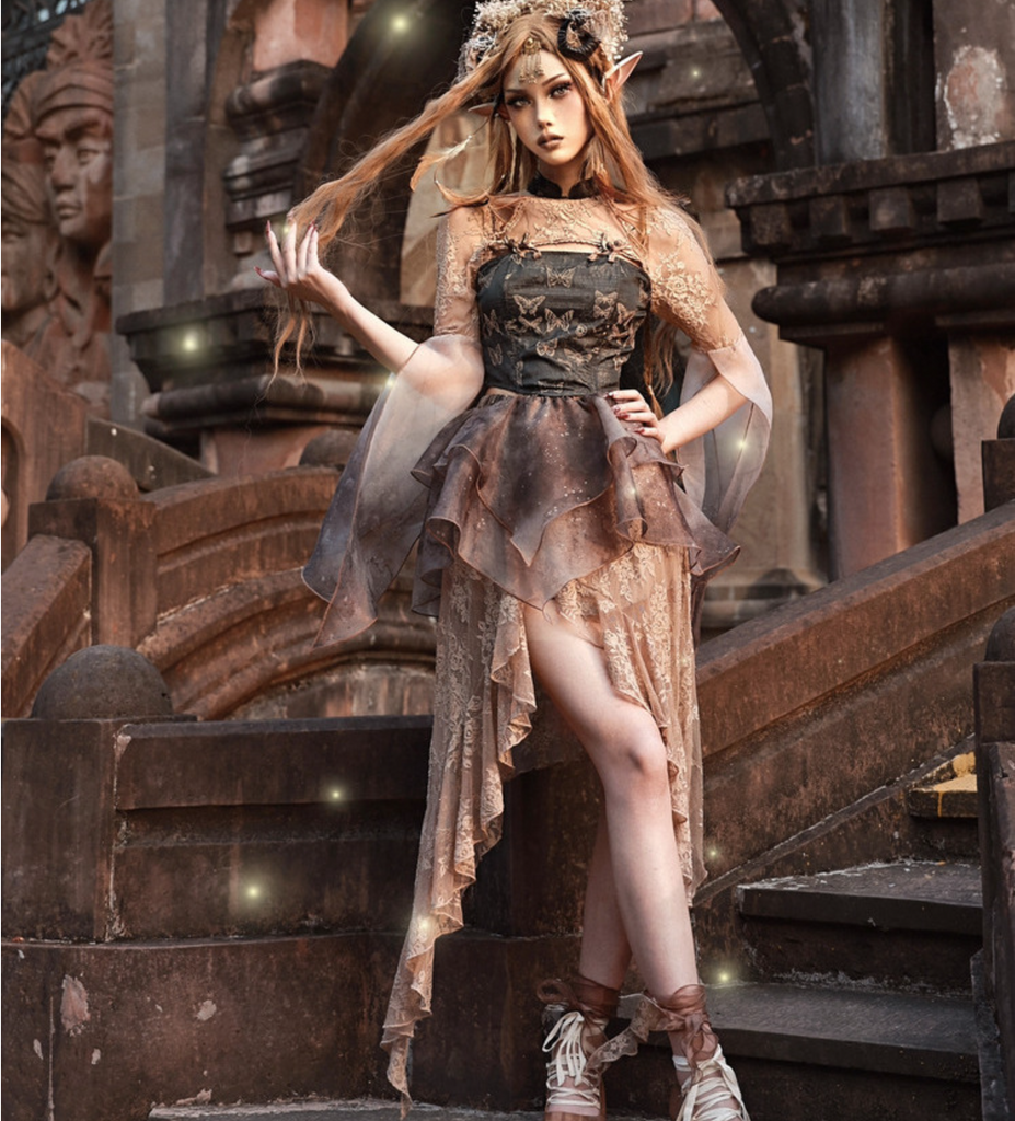 Rusty Dreamer Tie Dye Skirt Set - Premium Dresses from Blood Supply - Just $52.00! Shop now at Peiliee Shop