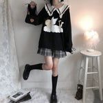Get trendy with [Mid Season sale ] You are like an angel sailor babydoll hoodie dress -  available at Peiliee Shop. Grab yours for $35 today!