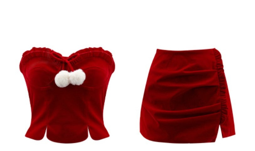 A date at Christmas Dress Set - Premium Dresses from Mummy Cat - Just $19.90! Shop now at Peiliee Shop