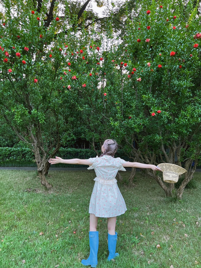 Get trendy with Dream Candy Vintage Cotton Dress - Dress available at Peiliee Shop. Grab yours for $38 today!