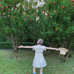 Get trendy with Dream Candy Vintage Cotton Dress - Dress available at Peiliee Shop. Grab yours for $38 today!