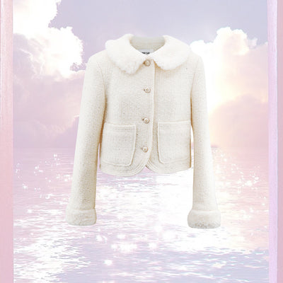 Get trendy with White Christmas Faux Fur Suit Set - Dresses available at Peiliee Shop. Grab yours for $44.90 today!