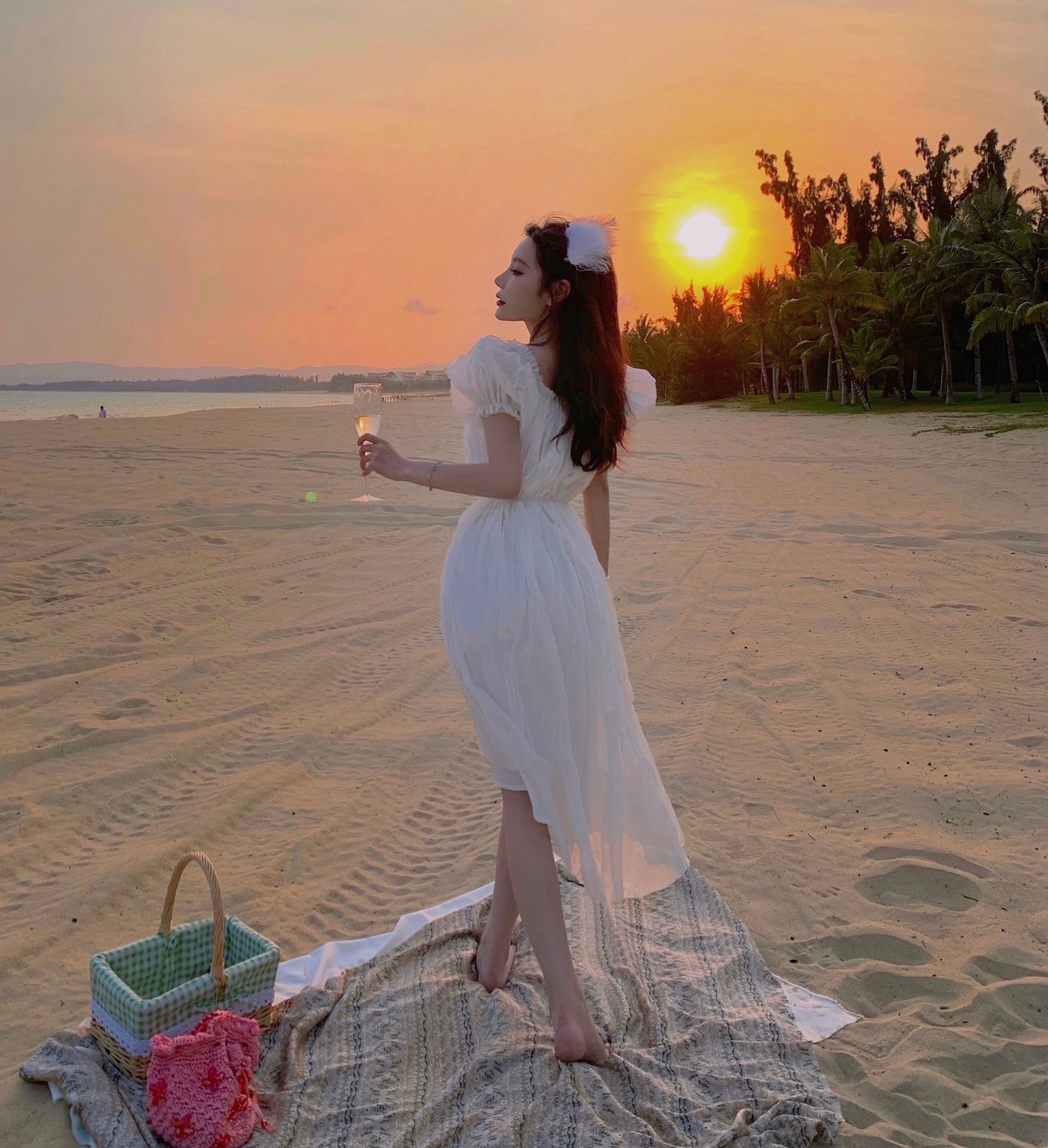 Get trendy with [Mid Season sale ] Hazy Moonlight Romantic Dress - Dress available at Peiliee Shop. Grab yours for $65 today!