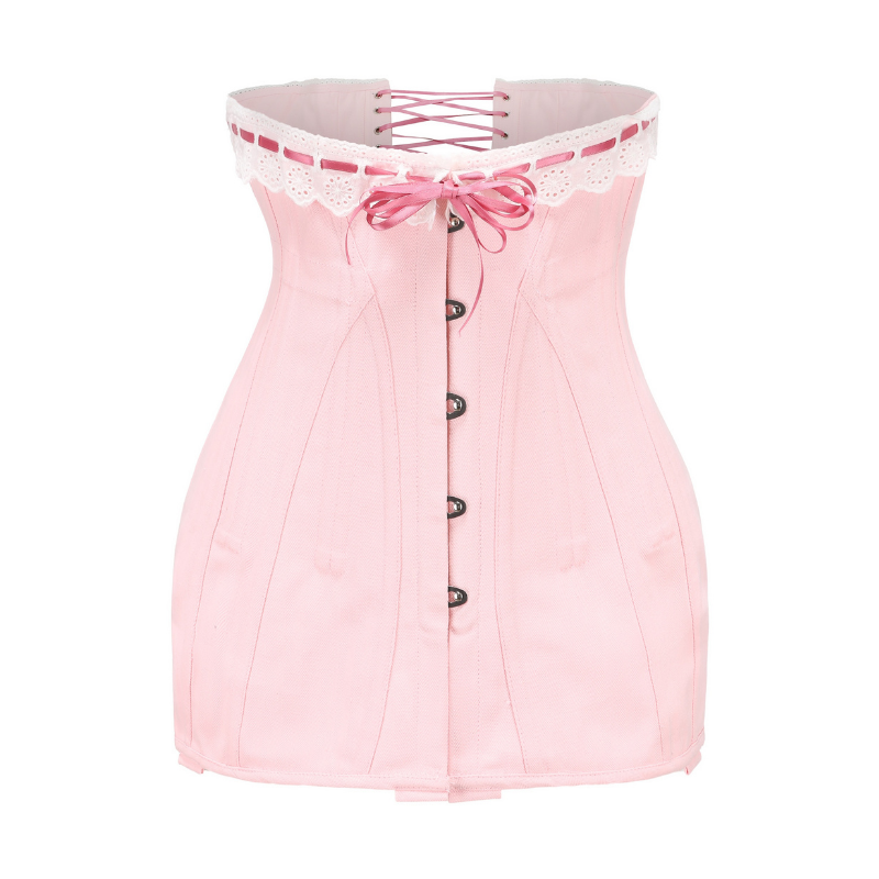Pink Sofia Handmade Waist Corset - Premium Clothing from Ricchie - Just $95.00! Shop now at Peiliee Shop