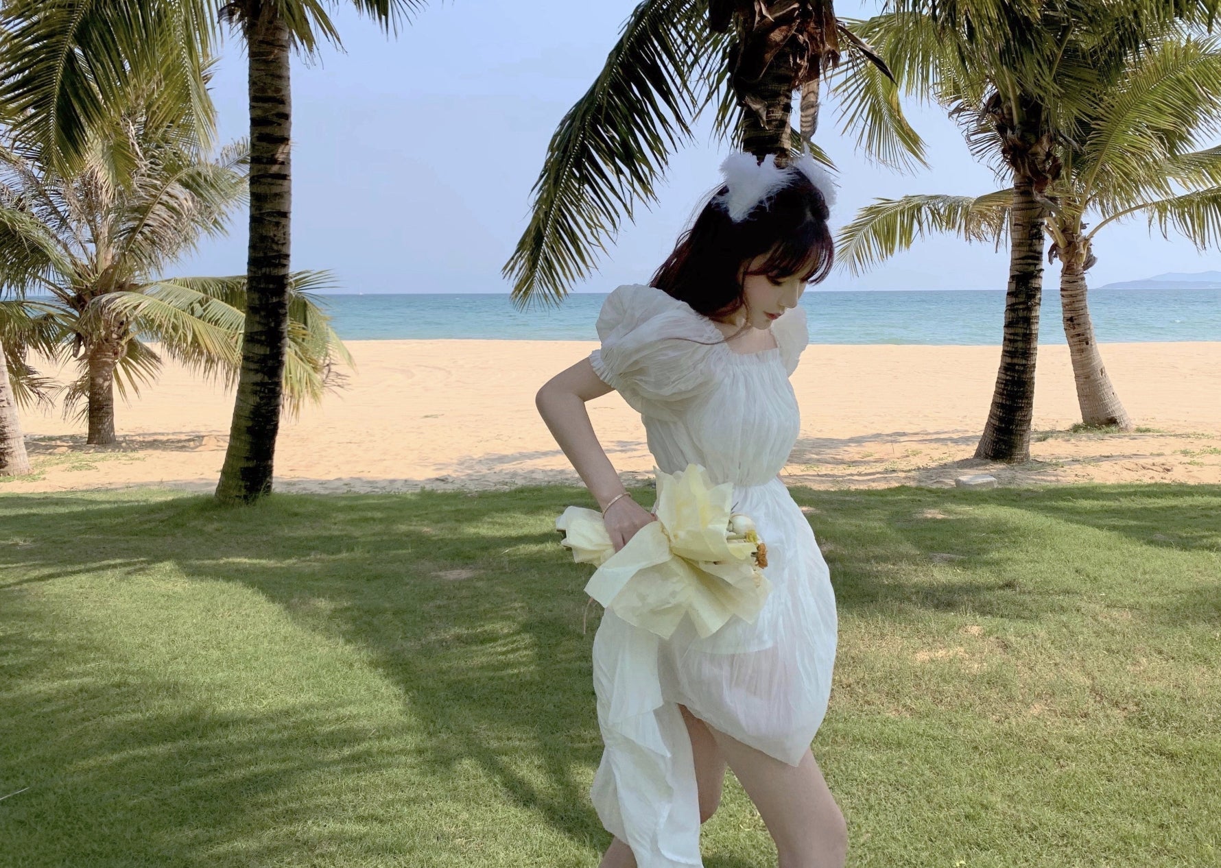 Get trendy with [Mid Season sale ] Hazy Moonlight Romantic Dress - Dress available at Peiliee Shop. Grab yours for $65 today!