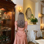Get trendy with [Last stock] Vienna gilt orange vintage princess dress -  available at Peiliee Shop. Grab yours for $55 today!