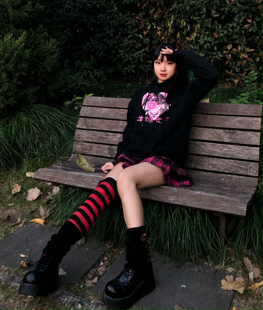 Get trendy with [Customized] Y2K Girl Pleated Tartan skirt -  available at Peiliee Shop. Grab yours for $29.90 today!