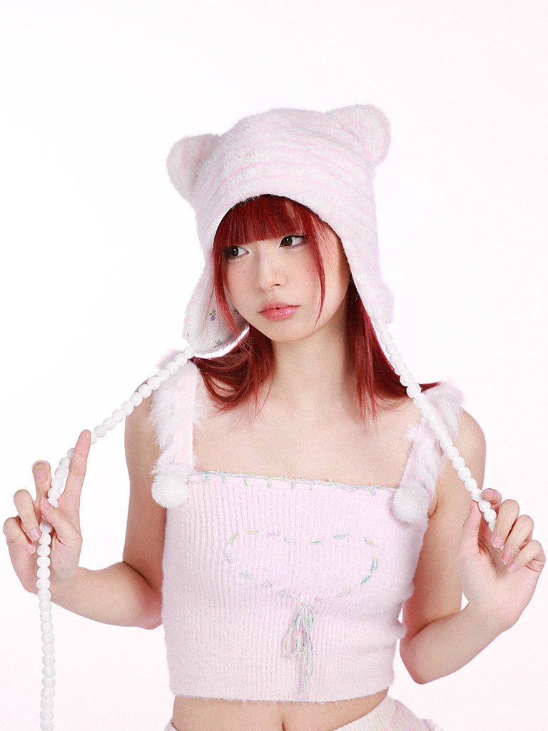 [Rose Island] Bear Traveller Soft Bear Hat - Premium Accessories from Rose Island - Just $25! Shop now at Peiliee Shop