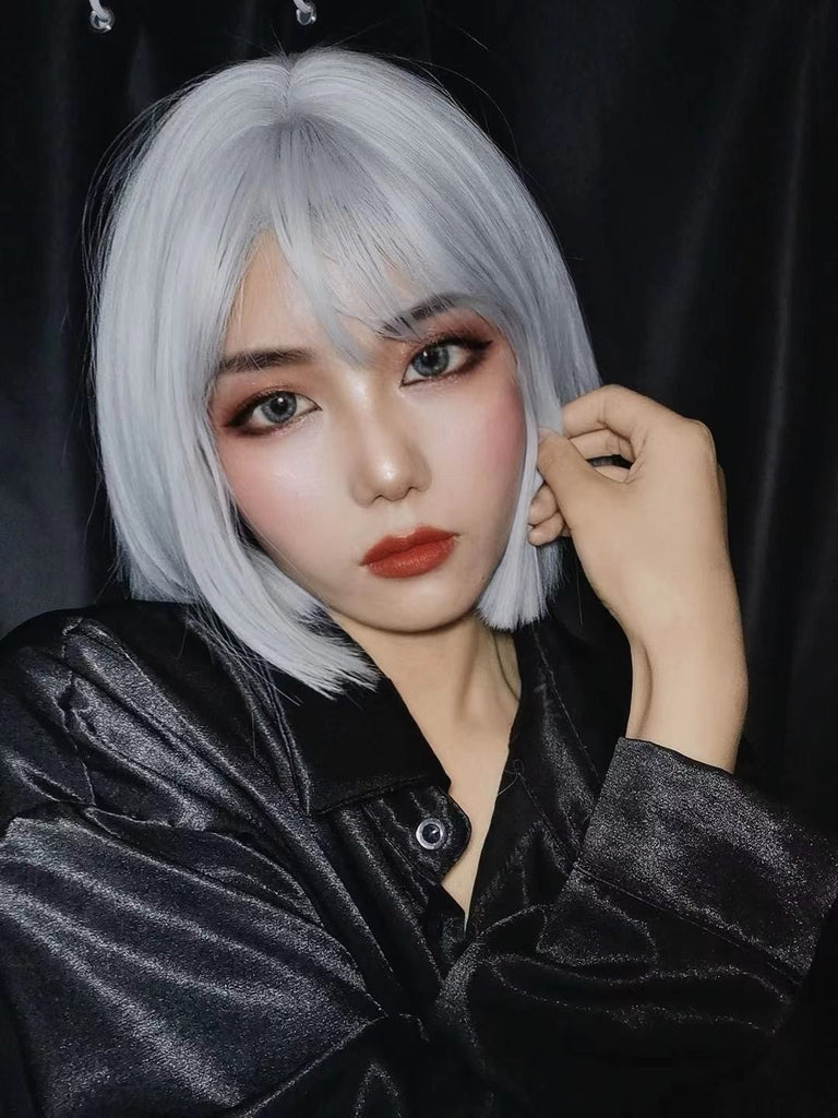 Get trendy with Be My Goth Soul Short Wig - Wig available at Peiliee Shop. Grab yours for $26 today!