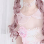 Get trendy with [2020 New] Yuki Hime Single Collar Pastel Babydoll Inner Blouse -  available at Peiliee Shop. Grab yours for $22 today!