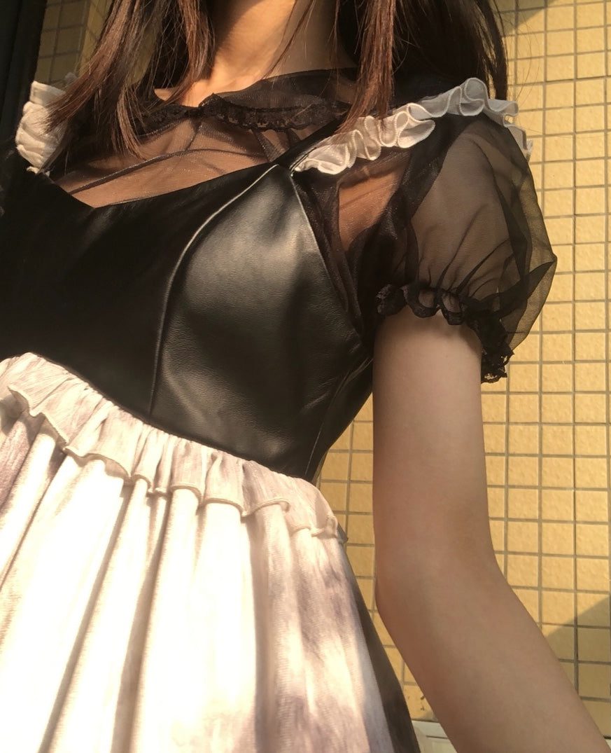 Get trendy with [2020 New] Yuki Hime Single Collar Pastel Babydoll Inner Blouse -  available at Peiliee Shop. Grab yours for $22 today!