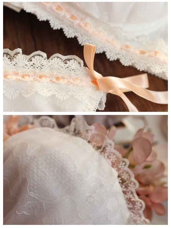 Dreamy Ballerina Bra Set With Plus Sizes - Premium  from Japanese Lingerie - Just $45.00! Shop now at Peiliee Shop