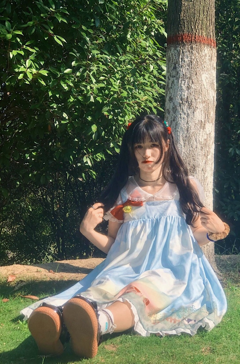Get trendy with [2020 New] Yuki Hime Single Collar Pastel Babydoll Inner Blouse -  available at Peiliee Shop. Grab yours for $22 today!