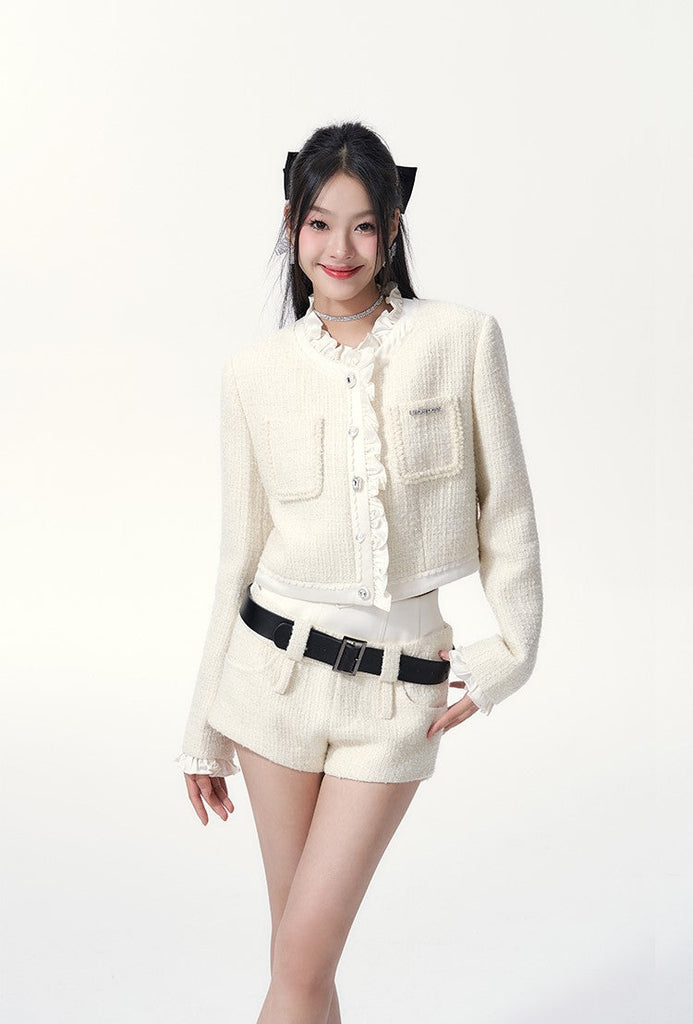 Get trendy with [Premium Selected] Crystal Snow Dress Set - Clothing available at Peiliee Shop. Grab yours for $68 today!
