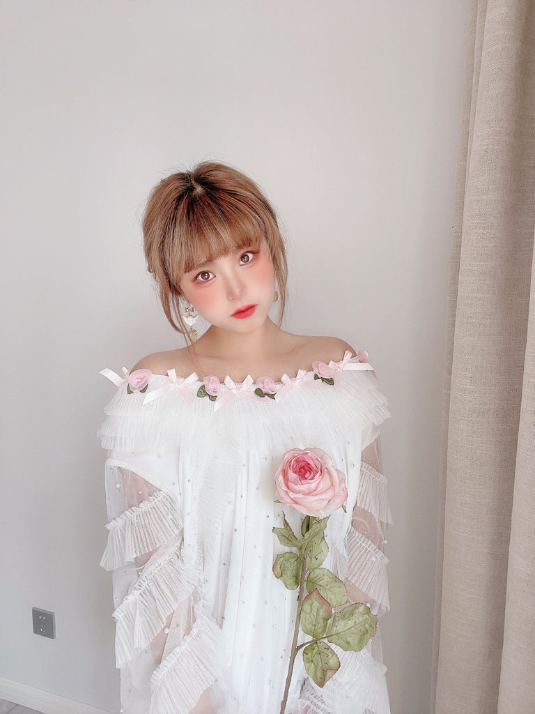 [Premium Selected] Flower Dance Chiffon Dress (Designer SJ) - Premium  from Peiliee Shop - Just $35.00! Shop now at Peiliee Shop