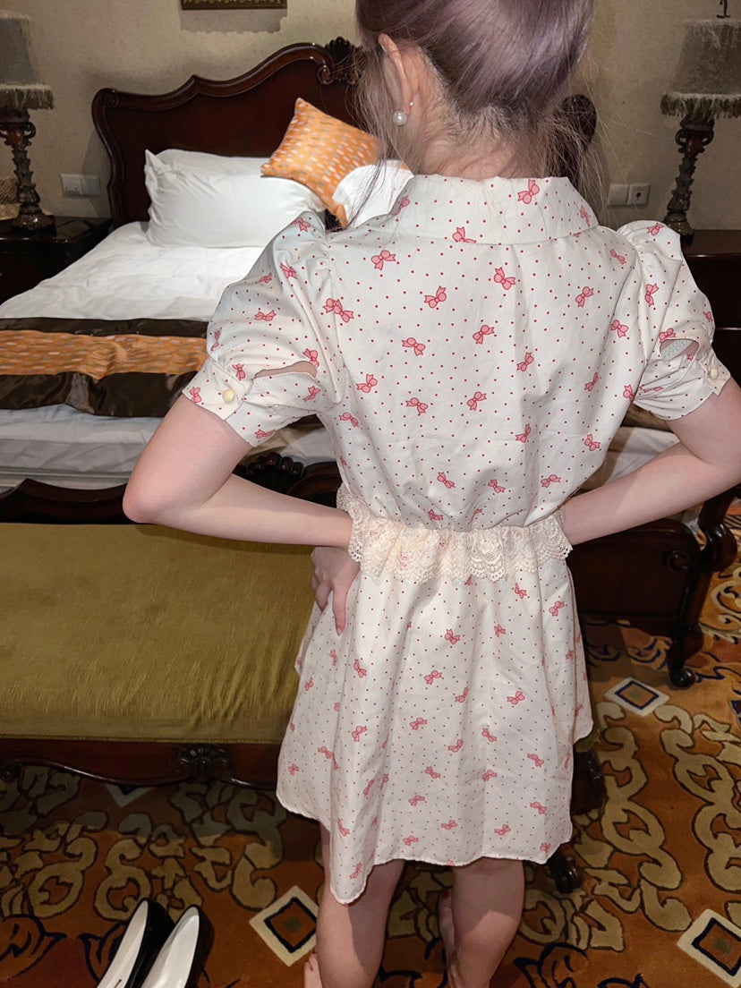 Get trendy with Dream Candy Vintage Cotton Dress - Dress available at Peiliee Shop. Grab yours for $38 today!