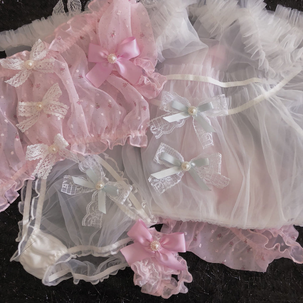 Get trendy with [Handmade Lingerie] Angelic Fairy Set - physical available at Peiliee Shop. Grab yours for $29.90 today!