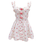 Get trendy with Floral princess mini dress -  available at Peiliee Shop. Grab yours for $39 today!