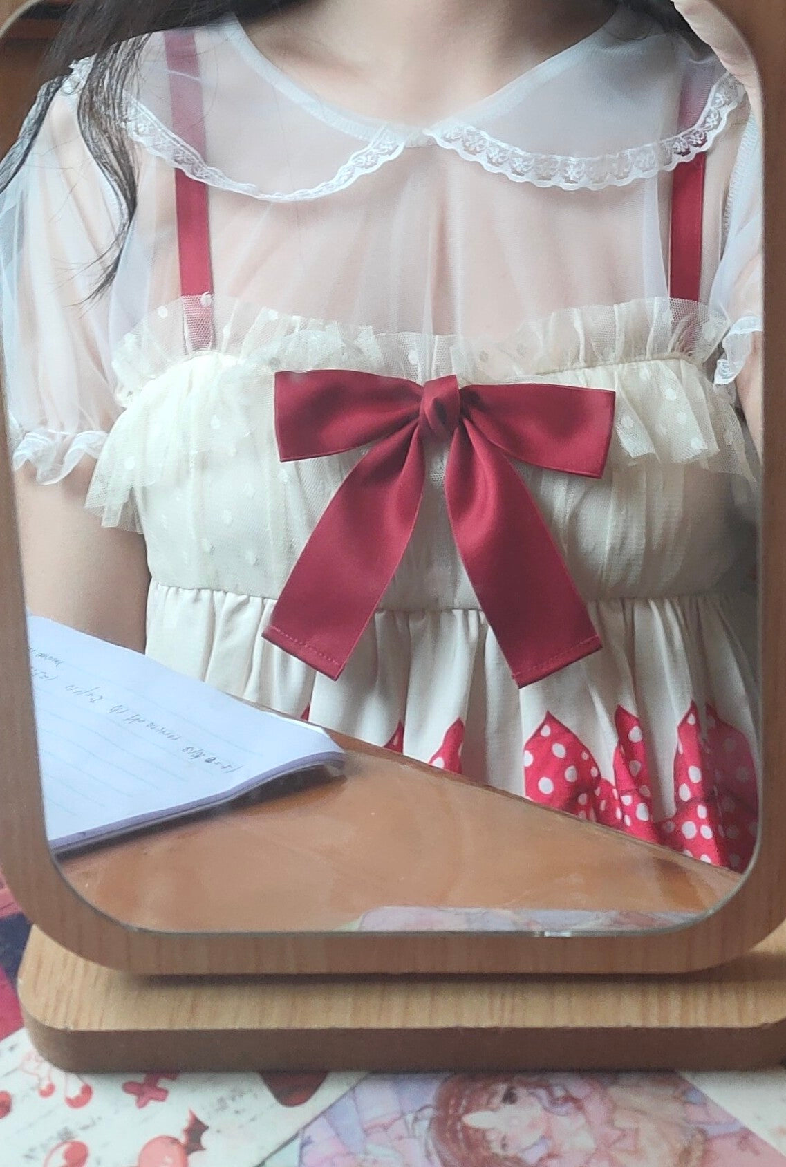 Get trendy with [2020 New] Yuki Hime Single Collar Pastel Babydoll Inner Blouse -  available at Peiliee Shop. Grab yours for $22 today!