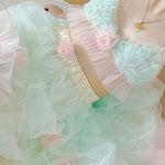 Get trendy with [August Unicorn] Strawberry Mint Marshmallow Handmade Dress Set - Dresses available at Peiliee Shop. Grab yours for $40 today!