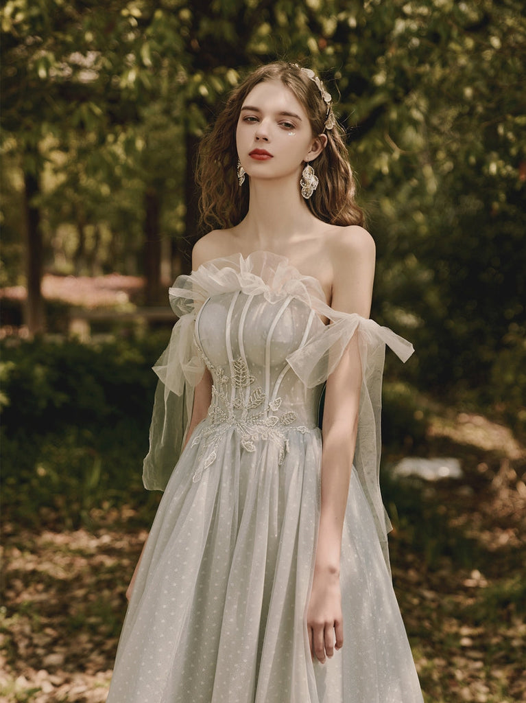 [Wedding] The Dawn Maxi Dress Wedding Dress Ball Dress - Premium  from OL Wedding - Just $119.00! Shop now at Peiliee Shop