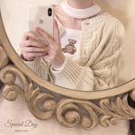 Get trendy with [Basic] Teddy bear faux fur sweater top -  available at Peiliee Shop. Grab yours for $20 today!