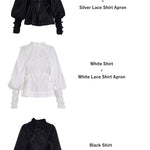 Get trendy with [Nololita Pre-order] After Rain Gothic Set with satin shirt and skirt -  available at Peiliee Shop. Grab yours for $42 today!