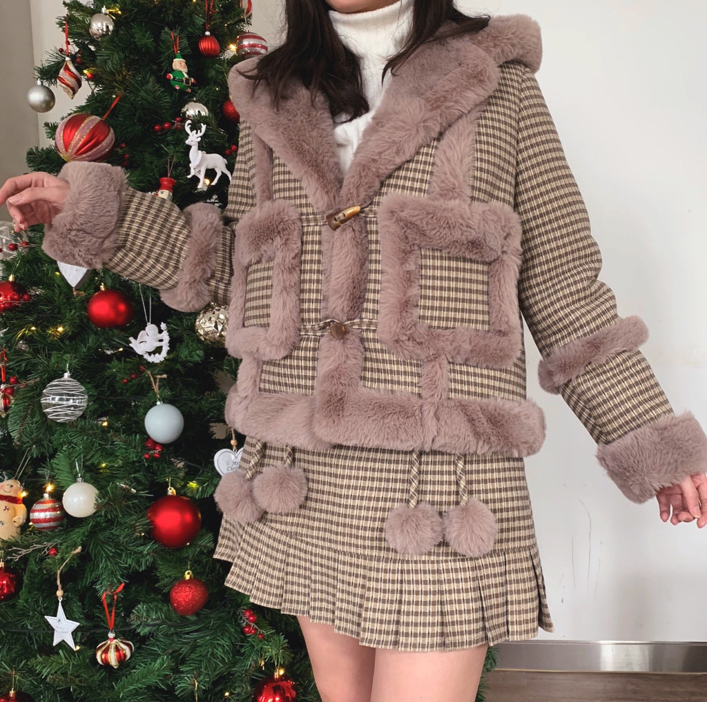All I want for Christmas is you - faux fur skirt - Premium  from Nakiss - Just $25.00! Shop now at Peiliee Shop