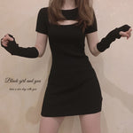 Get trendy with [Basic] Soft Kitty bodycon knitting dress set -  available at Peiliee Shop. Grab yours for $20 today!