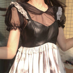 Get trendy with [2020 New] Yuki Hime Single Collar Pastel Babydoll Inner Blouse -  available at Peiliee Shop. Grab yours for $22 today!