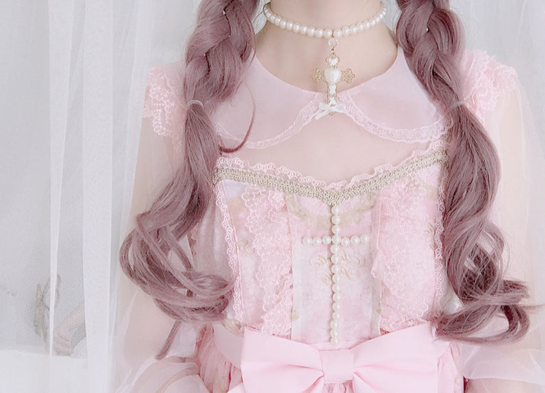 Get trendy with [2020 New] Yuki Hime Single Collar Pastel Babydoll Inner Blouse -  available at Peiliee Shop. Grab yours for $22 today!