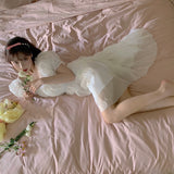 Get trendy with [Mid Season sale ] Hazy Moonlight Romantic Dress - Dress available at Peiliee Shop. Grab yours for $65 today!