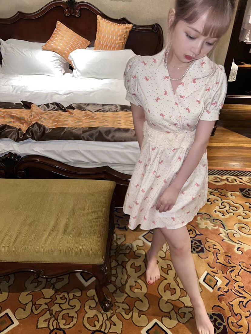 Get trendy with Dream Candy Vintage Cotton Dress - Dress available at Peiliee Shop. Grab yours for $38 today!