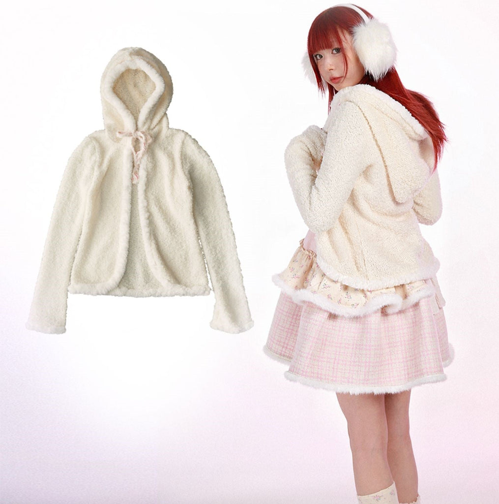 [Rose Island] Bear Traveller Soft Cardigan - Premium Coat from Rose Island - Just $54.00! Shop now at Peiliee Shop