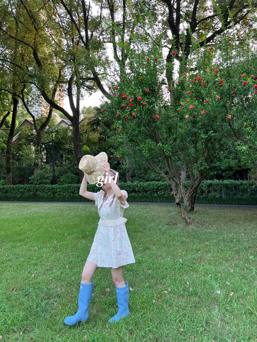 Get trendy with Dream Candy Vintage Cotton Dress - Dress available at Peiliee Shop. Grab yours for $38 today!