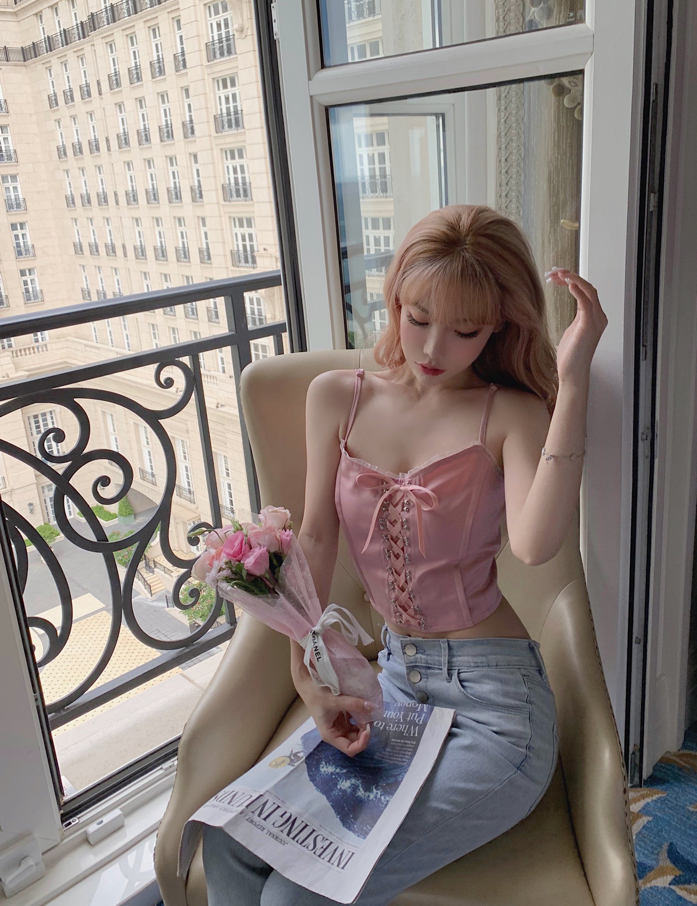Get trendy with [SALE] Dry Roses Corset - Corset available at Peiliee Shop. Grab yours for $45 today!