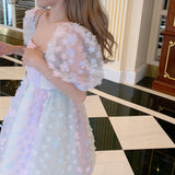 Get trendy with [Premium Selected] Dream Angel pastel rainbow coloured handmade princess dress -  available at Peiliee Shop. Grab yours for $85 today!