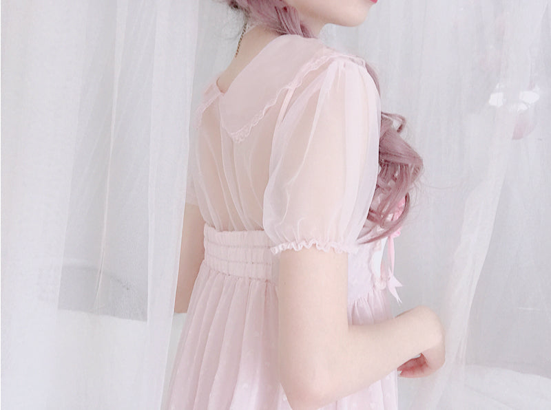 Get trendy with [2020 New] Yuki Hime Single Collar Pastel Babydoll Inner Blouse -  available at Peiliee Shop. Grab yours for $22 today!