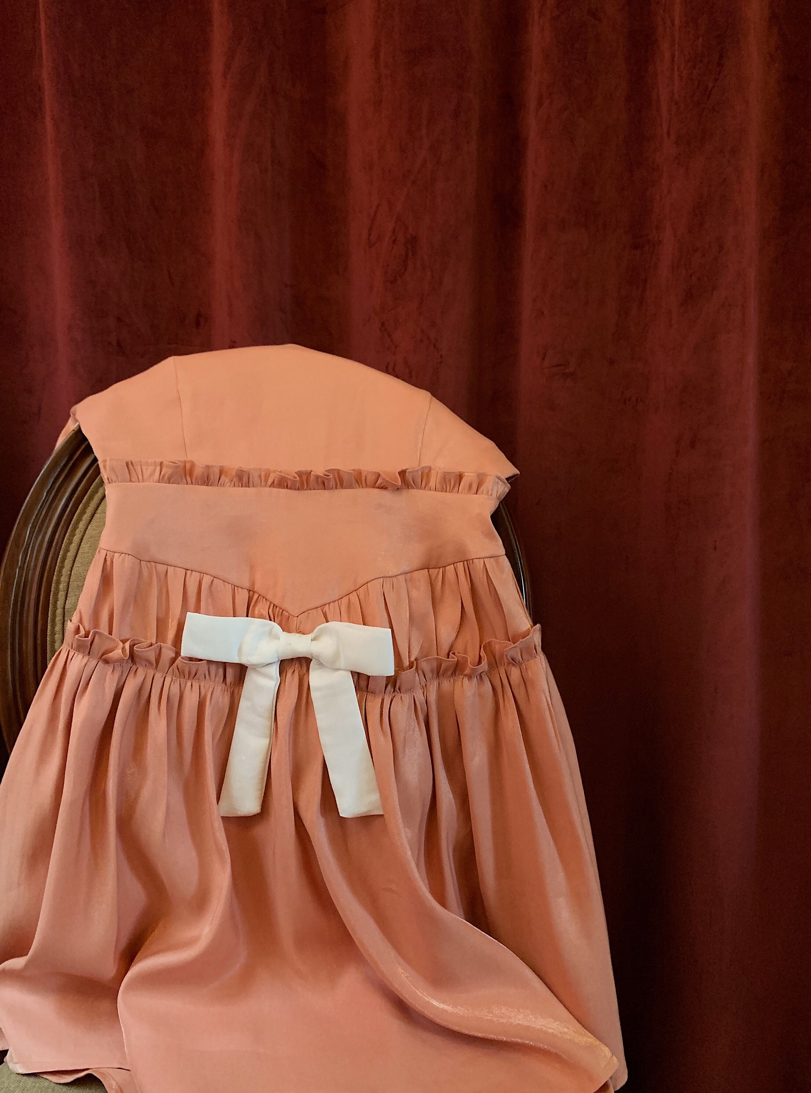 Get trendy with [Last stock] Vienna gilt orange vintage princess dress -  available at Peiliee Shop. Grab yours for $59.90 today!
