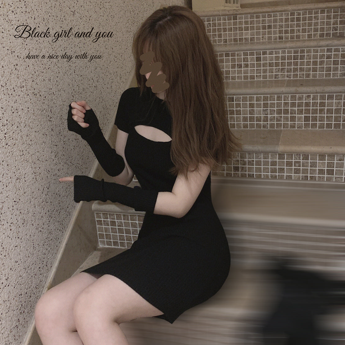 Get trendy with [Basic] Soft Kitty bodycon knitting dress set -  available at Peiliee Shop. Grab yours for $20 today!