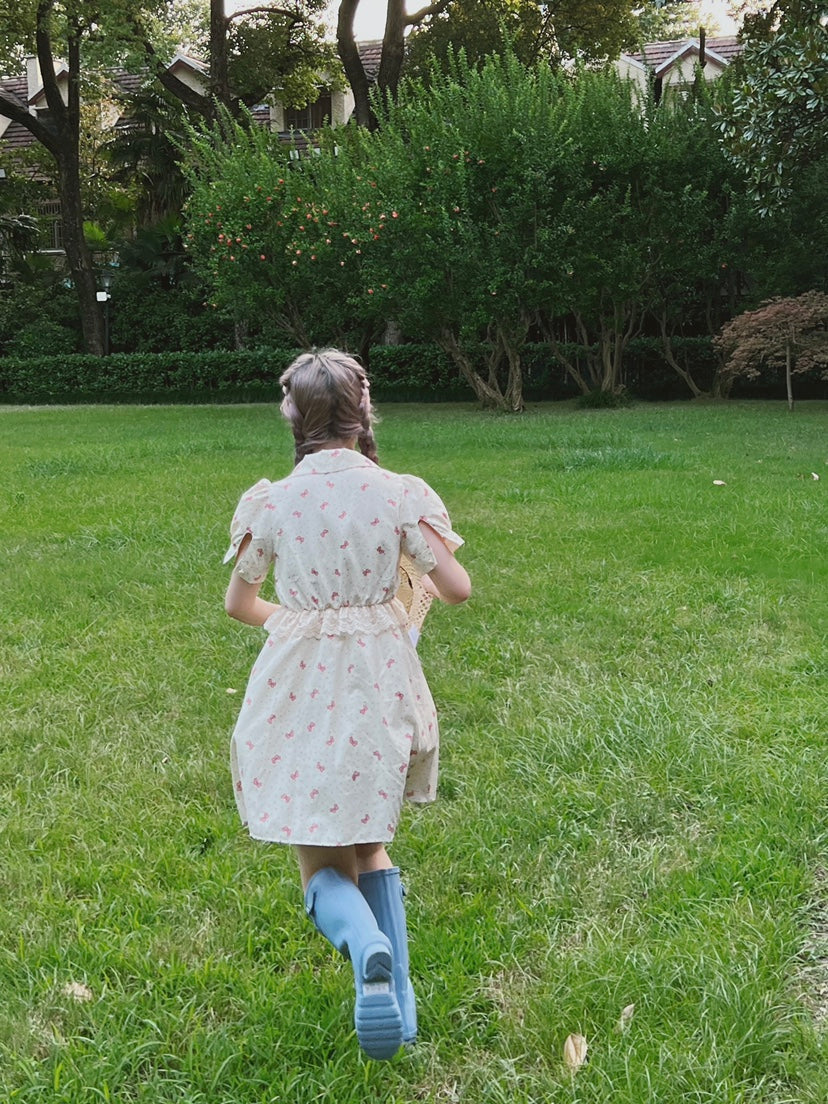Get trendy with Dream Candy Vintage Cotton Dress - Dress available at Peiliee Shop. Grab yours for $38 today!