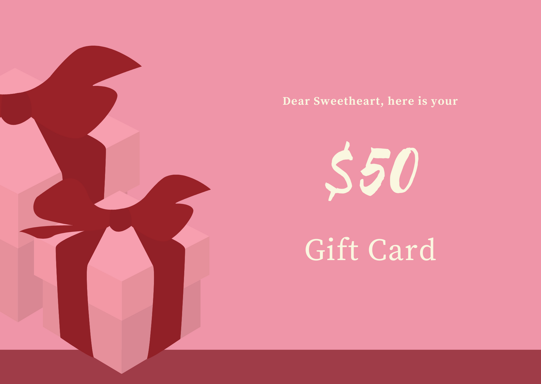 Get trendy with Gift Card - Gift Card available at Peiliee Shop. Grab yours for $10 today!