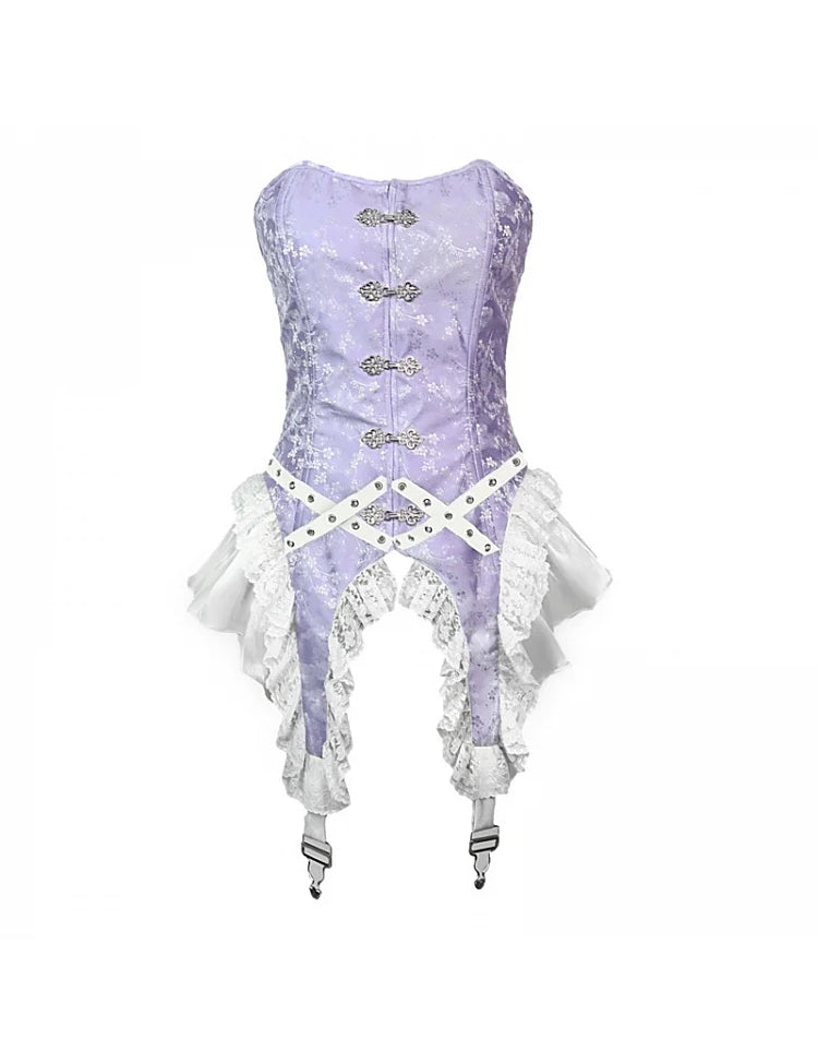 Get trendy with God's Redemption Jacquard Lace Corset - Lingerie available at Peiliee Shop. Grab yours for $49.99 today!