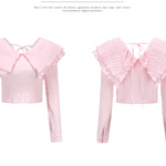 Get trendy with [Last stocks] Sakura Puff Shirt -  available at Peiliee Shop. Grab yours for $25 today!