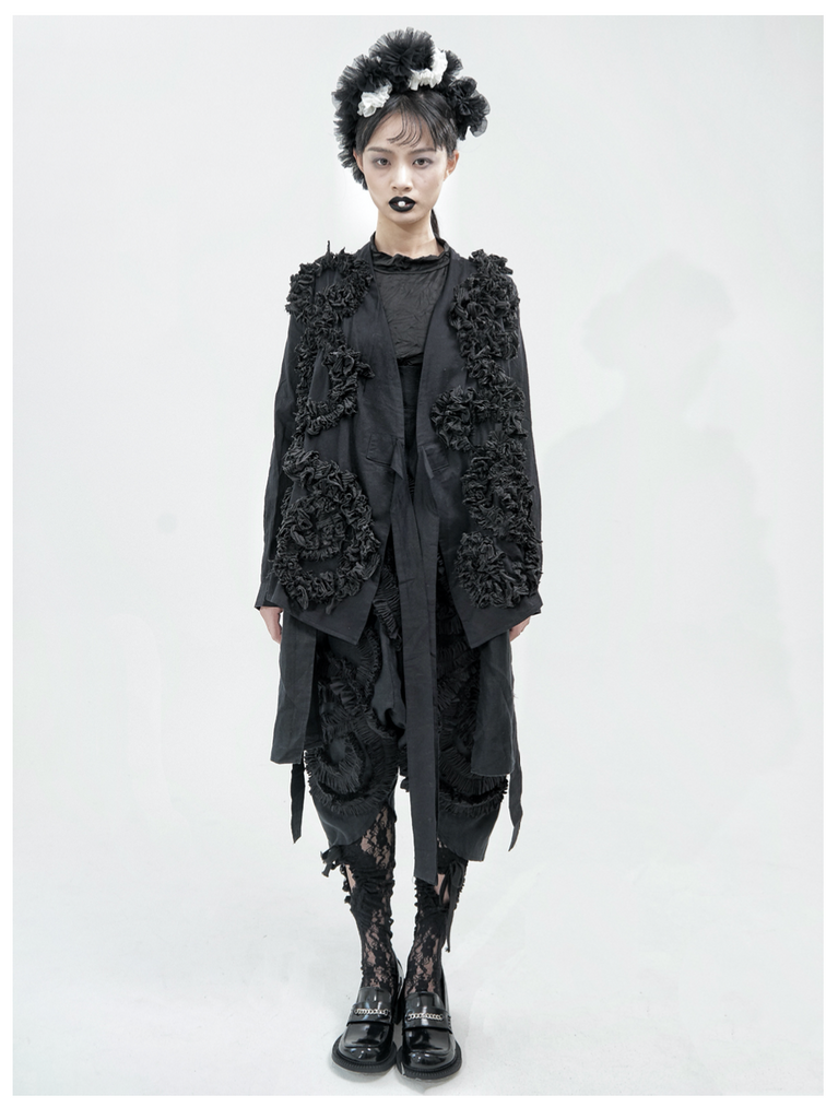 [Runway Couture] Lost in the Woods Long Sleeve Gothic Dress - Premium  from Mari Posa - Just $350.00! Shop now at Peiliee Shop