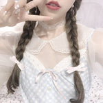 Get trendy with [2020 New] Yuki Hime Single Collar Pastel Babydoll Inner Blouse -  available at Peiliee Shop. Grab yours for $22 today!