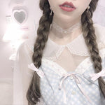 Get trendy with [2020 New] Yuki Hime Single Collar Pastel Babydoll Inner Blouse -  available at Peiliee Shop. Grab yours for $22 today!