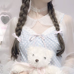 Get trendy with [2020 New] Yuki Hime Single Collar Pastel Babydoll Inner Blouse -  available at Peiliee Shop. Grab yours for $22 today!