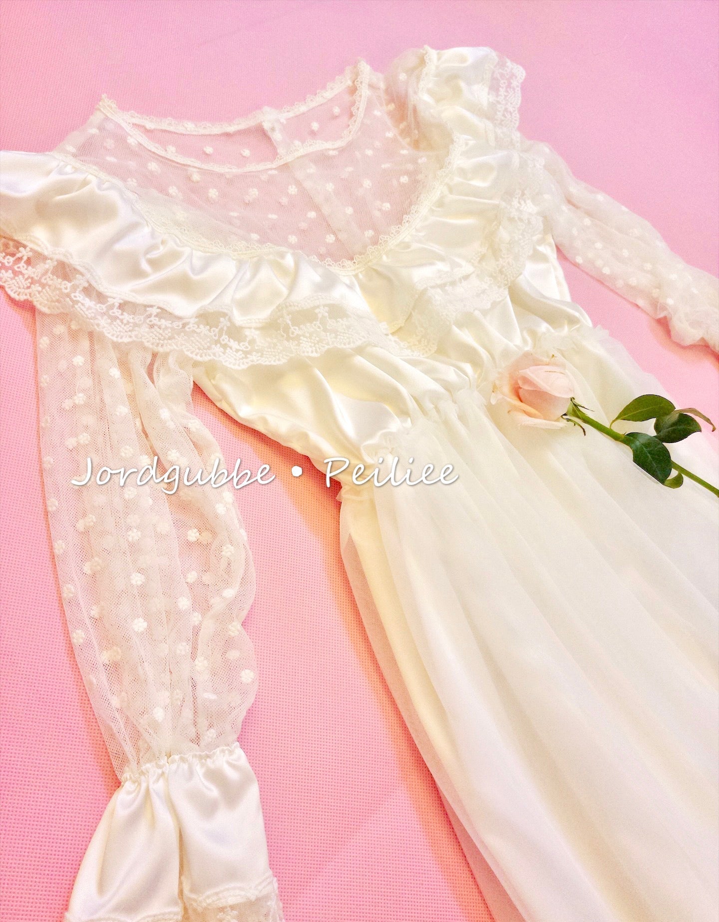 Get trendy with [Tailor Made] Rose Encens Handmade Vintage Princess Dress -  available at Peiliee Shop. Grab yours for $88 today!