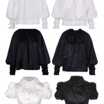 Get trendy with [Nololita Pre-order] After Rain Gothic Set with satin shirt and skirt -  available at Peiliee Shop. Grab yours for $42 today!